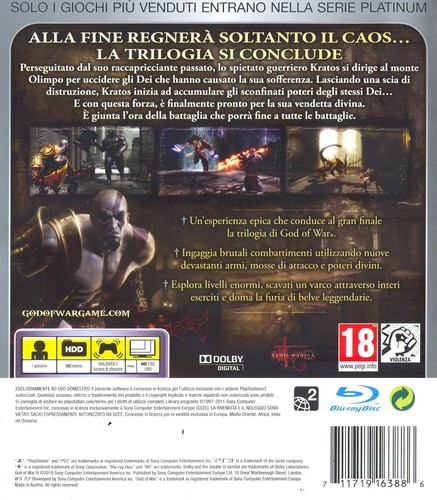 Ps3 god war - god,